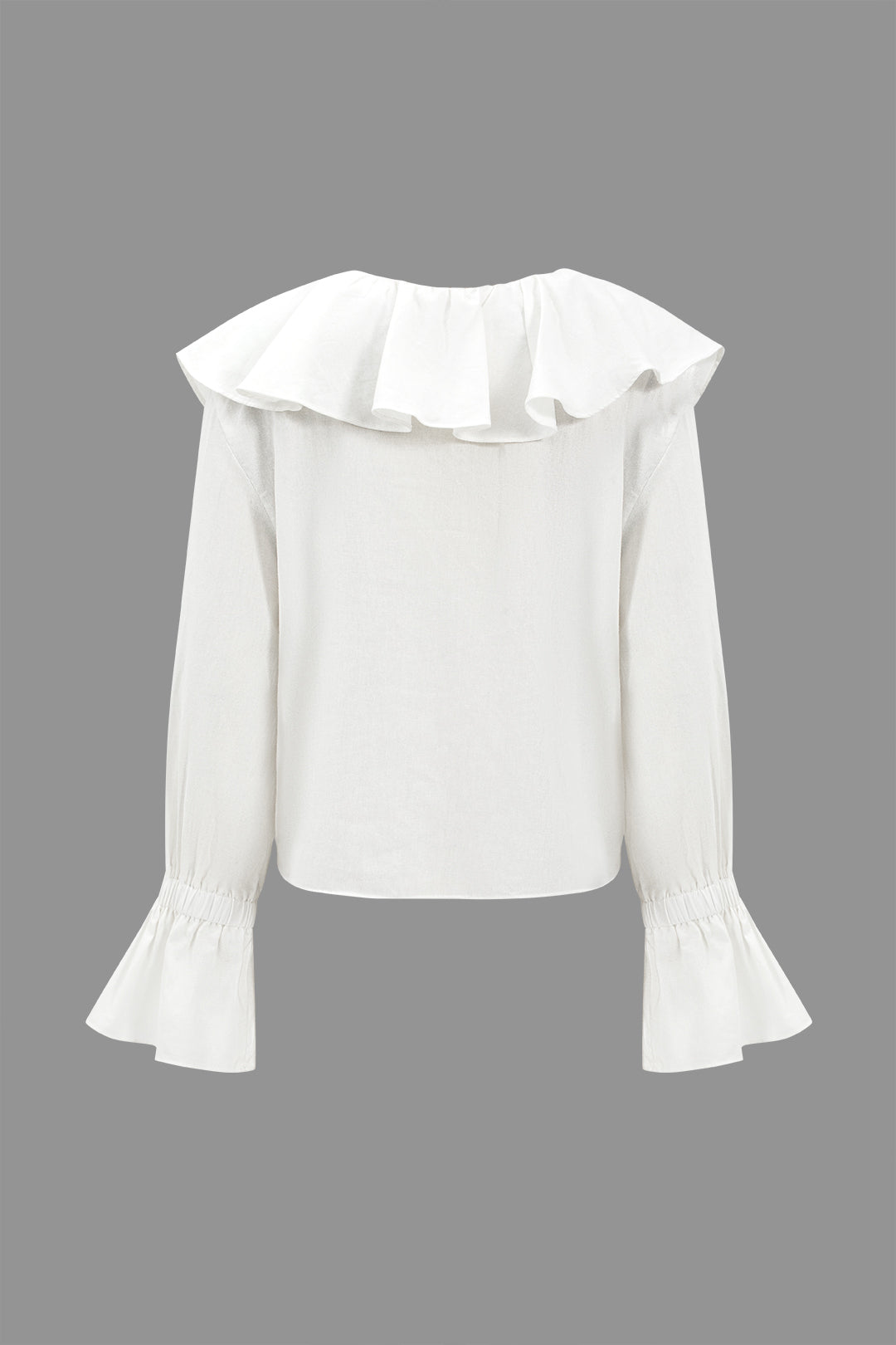 Quinley - Tijdloze Rimpelstijl Dames Langsleeve Shirt