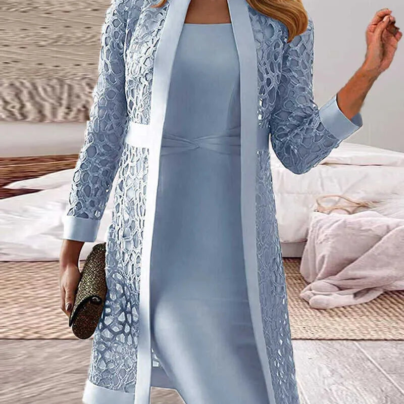 Odile - Luxe Kanten Vestjurk Set