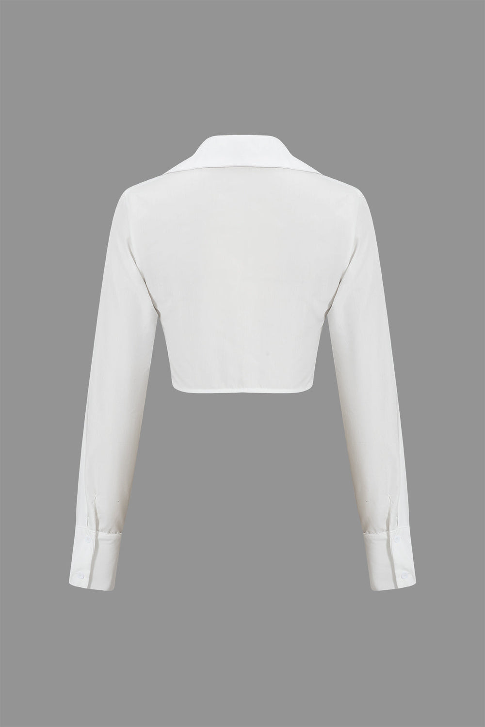 Annabelle - Moderne Vetersluiting Detaillering Dames Langemouwen Shirt