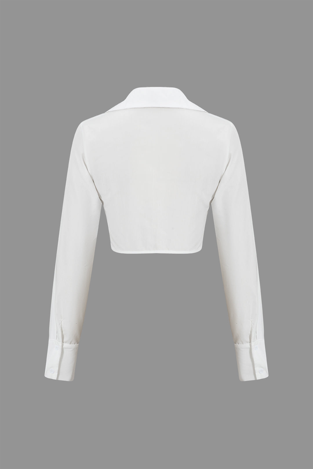 Annabelle - Moderne Vetersluiting Detaillering Dames Langemouwen Shirt