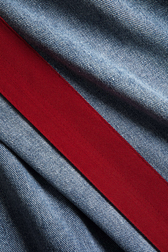 Jeans met Strikdetail