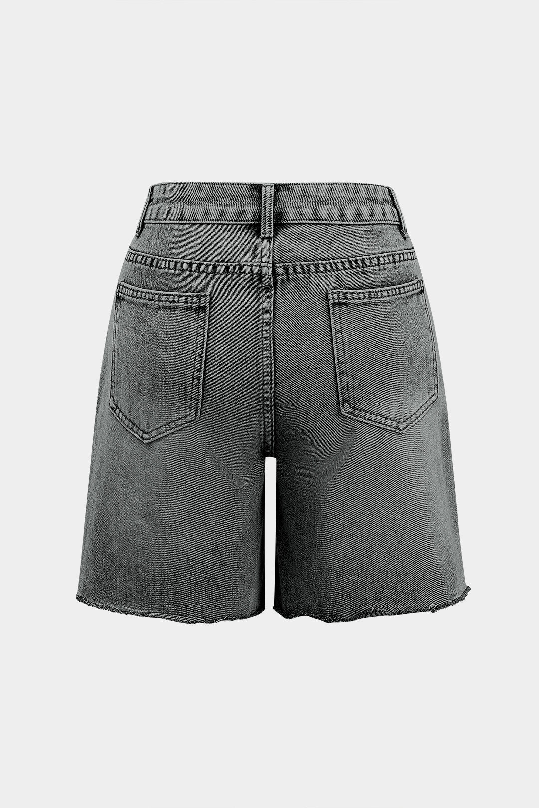 Denim Knopzak Shorts