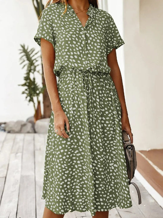 Beatrice - Klassieke Elegantie Dames Midi Jurk