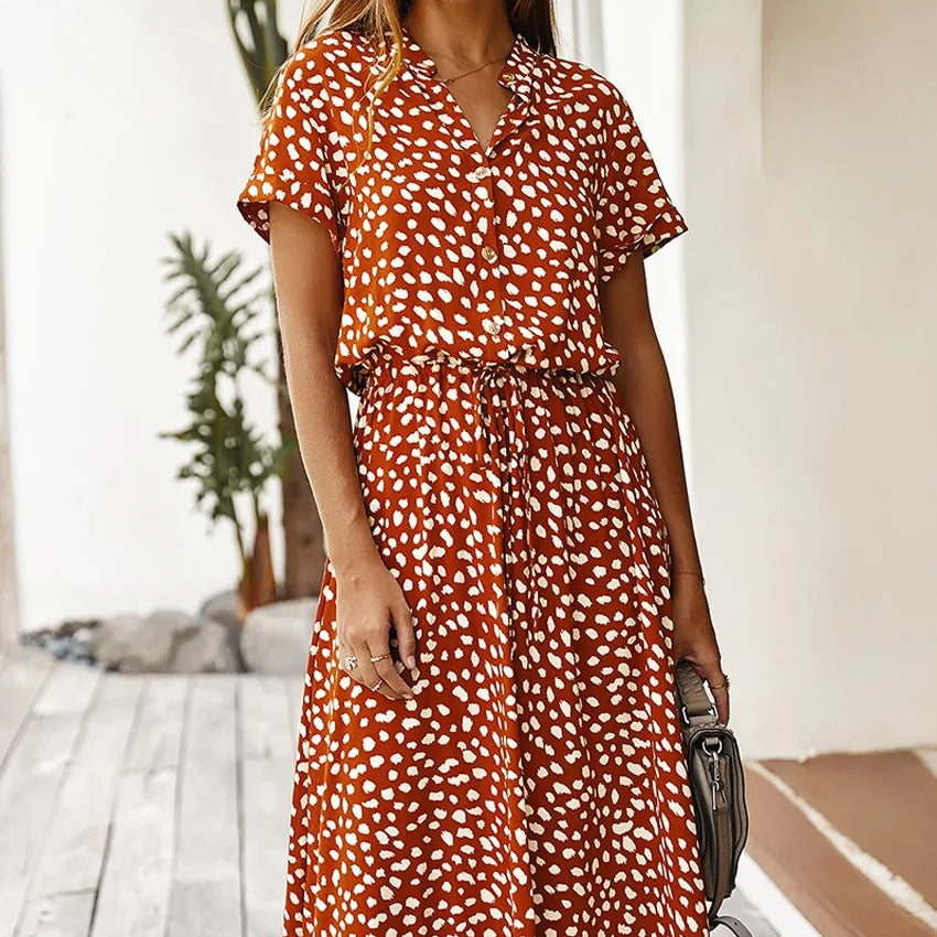 Beatrice - Klassieke Elegantie Dames Midi Jurk