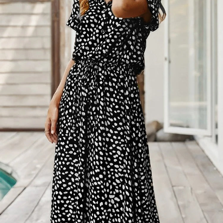 Beatrice - Klassieke Elegantie Dames Midi Jurk