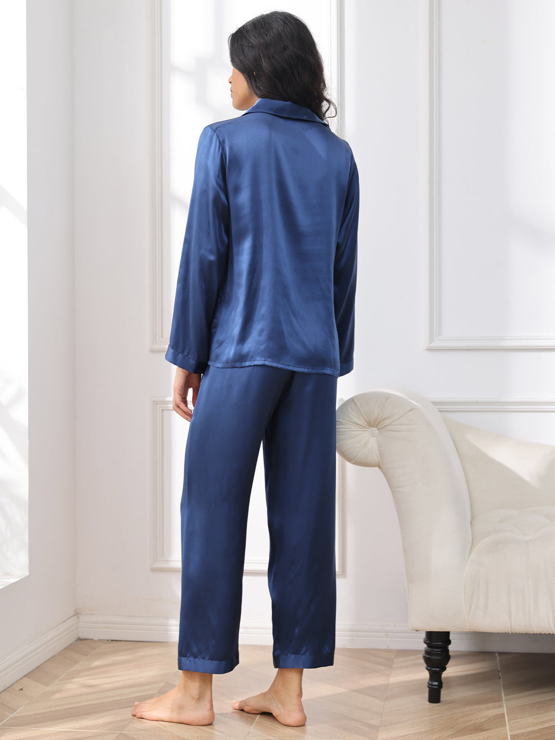 Alarice - Elegante Knop-Up Dames Pyjama Set