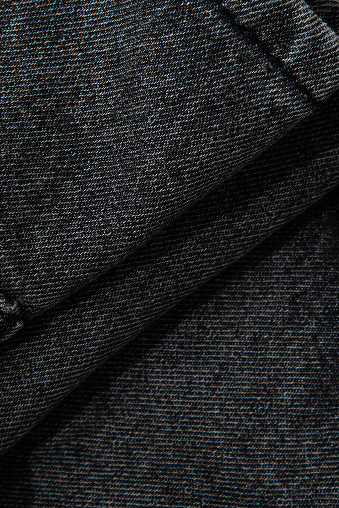 Graffiti Flap Pocket Denim Mini Rok