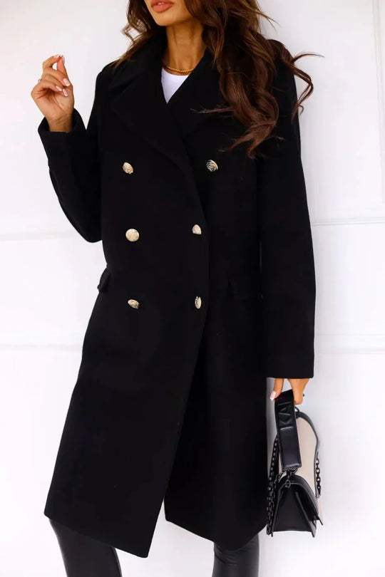 Dames Dubbelzijdige Jas | Gepersonaliseerde Lange Pasvorm | Elegante Winterlaag