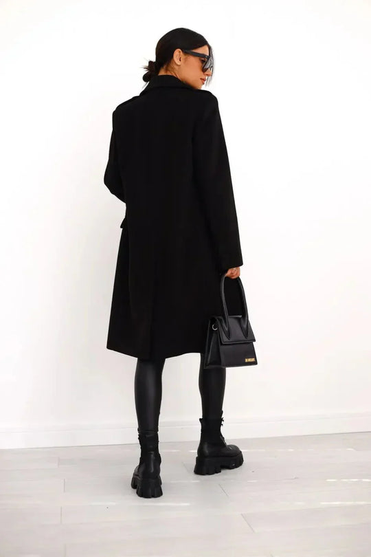 Dames Dubbelzijdige Jas | Gepersonaliseerde Lange Pasvorm | Elegante Winterlaag