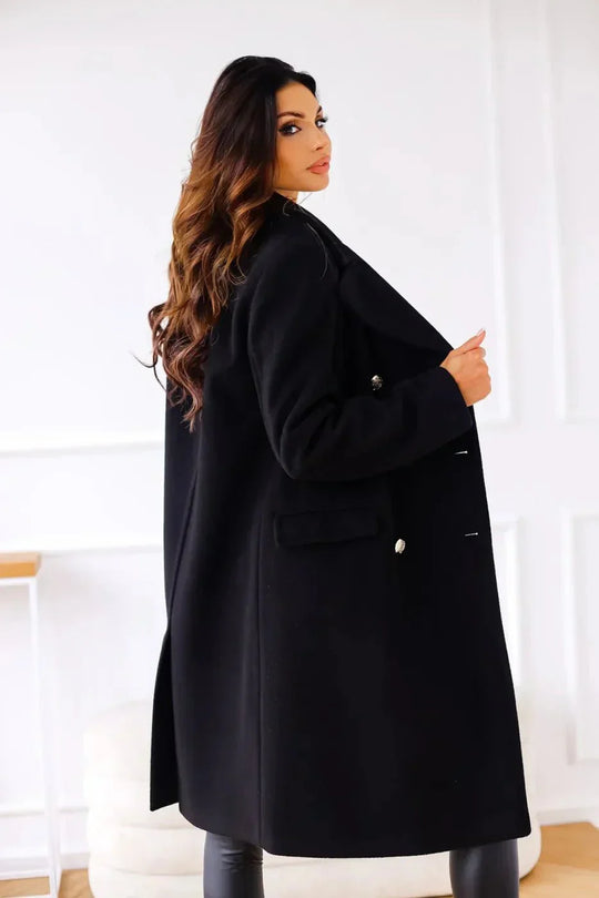 Dames Dubbelzijdige Jas | Gepersonaliseerde Lange Pasvorm | Elegante Winterlaag