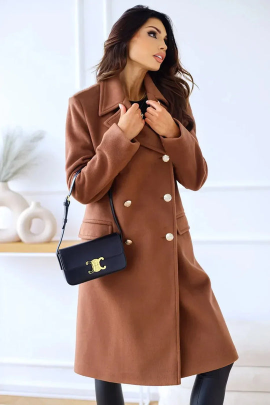 Dames Dubbelzijdige Jas | Gepersonaliseerde Lange Pasvorm | Elegante Winterlaag