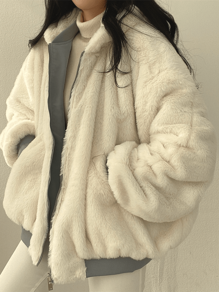Dames Oversized Winterjack | Zachte Voering en Ritsluiting | Comfortabele Streetwear Pasvorm