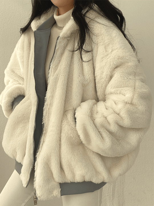 Dames Oversized Winterjack | Zachte Voering en Ritsluiting | Comfortabele Streetwear Pasvorm
