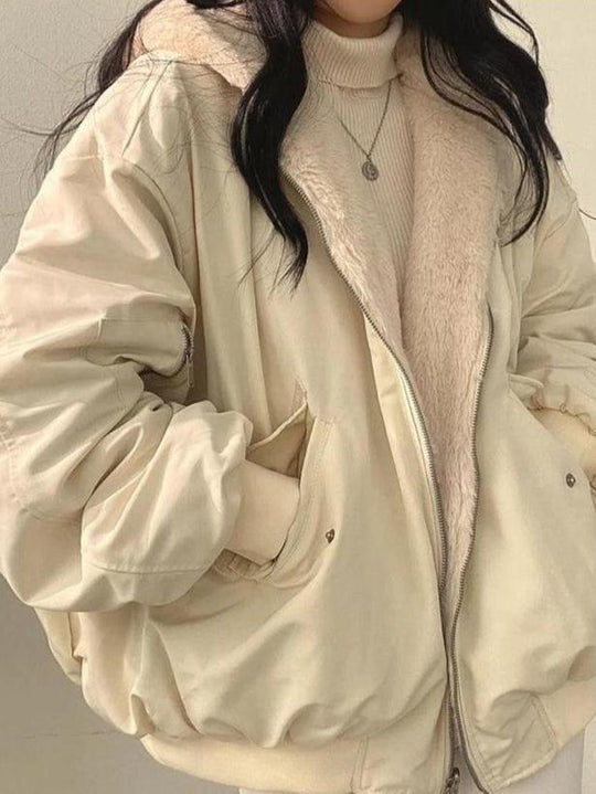 Dames Oversized Winterjack | Zachte Voering en Ritsluiting | Comfortabele Streetwear Pasvorm