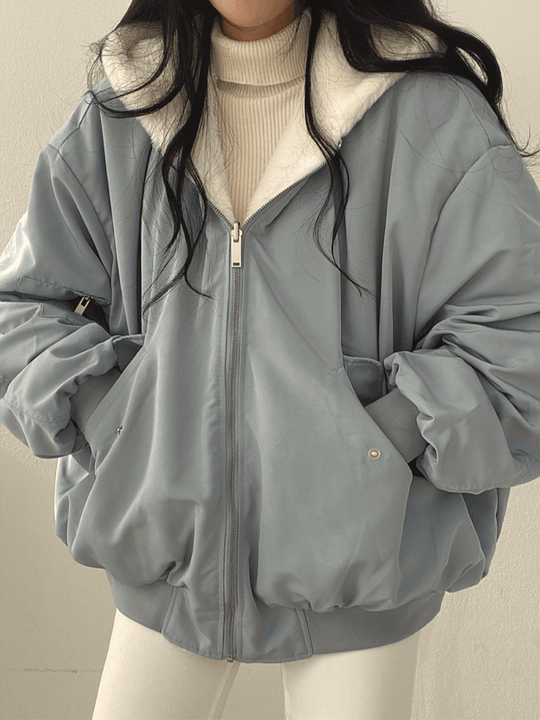 Dames Oversized Winterjack | Zachte Voering en Ritsluiting | Comfortabele Streetwear Pasvorm