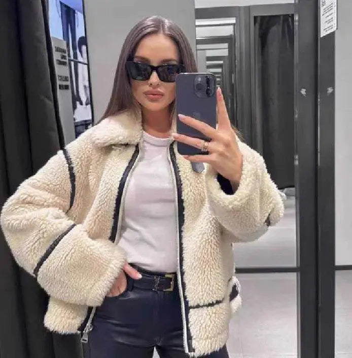 Ada - Elegante Relaxed Fit voor Winter Damesjas