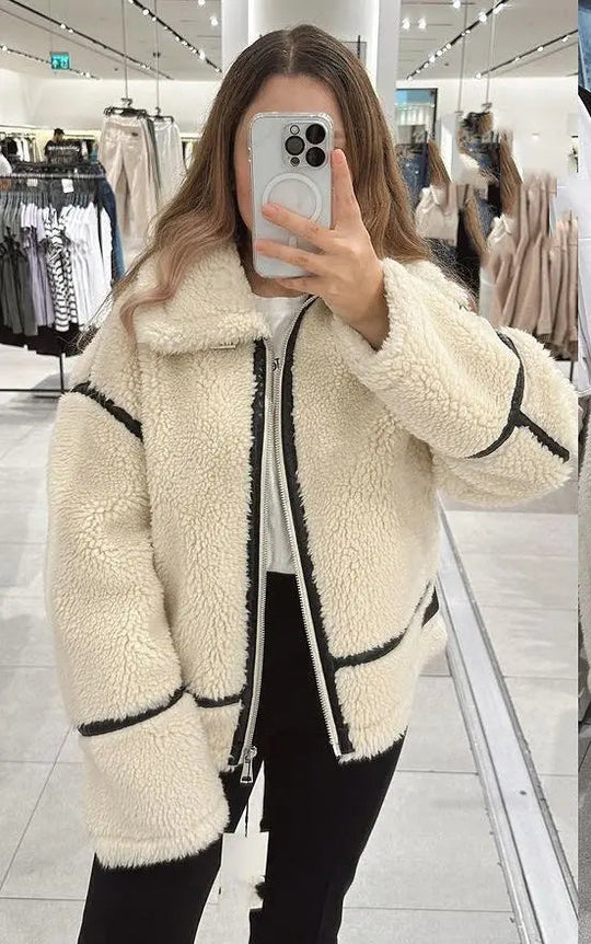 Ada - Elegante Relaxed Fit voor Winter Damesjas