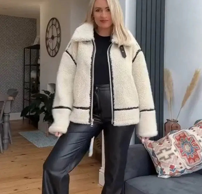 Ada - Elegante Relaxed Fit voor Winter Damesjas