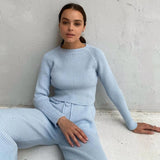 Abigail - Gezellige Comfort & Chic Veelzijdigheid Dames Sweater Set