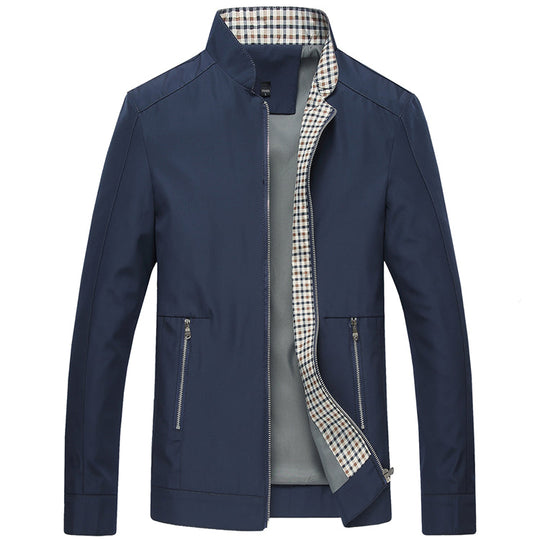 Slim Fit Bomberjack met Klassieke Details voor Mannen | Ideaal voor de Lente en de Herfst