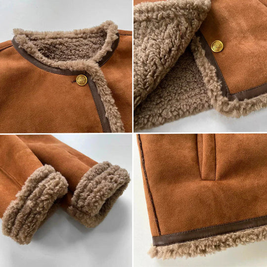 Dames Knop-Up Winterjas | Met Zachte Binnenvoering en Vintage Accenten | Warme Winterjas