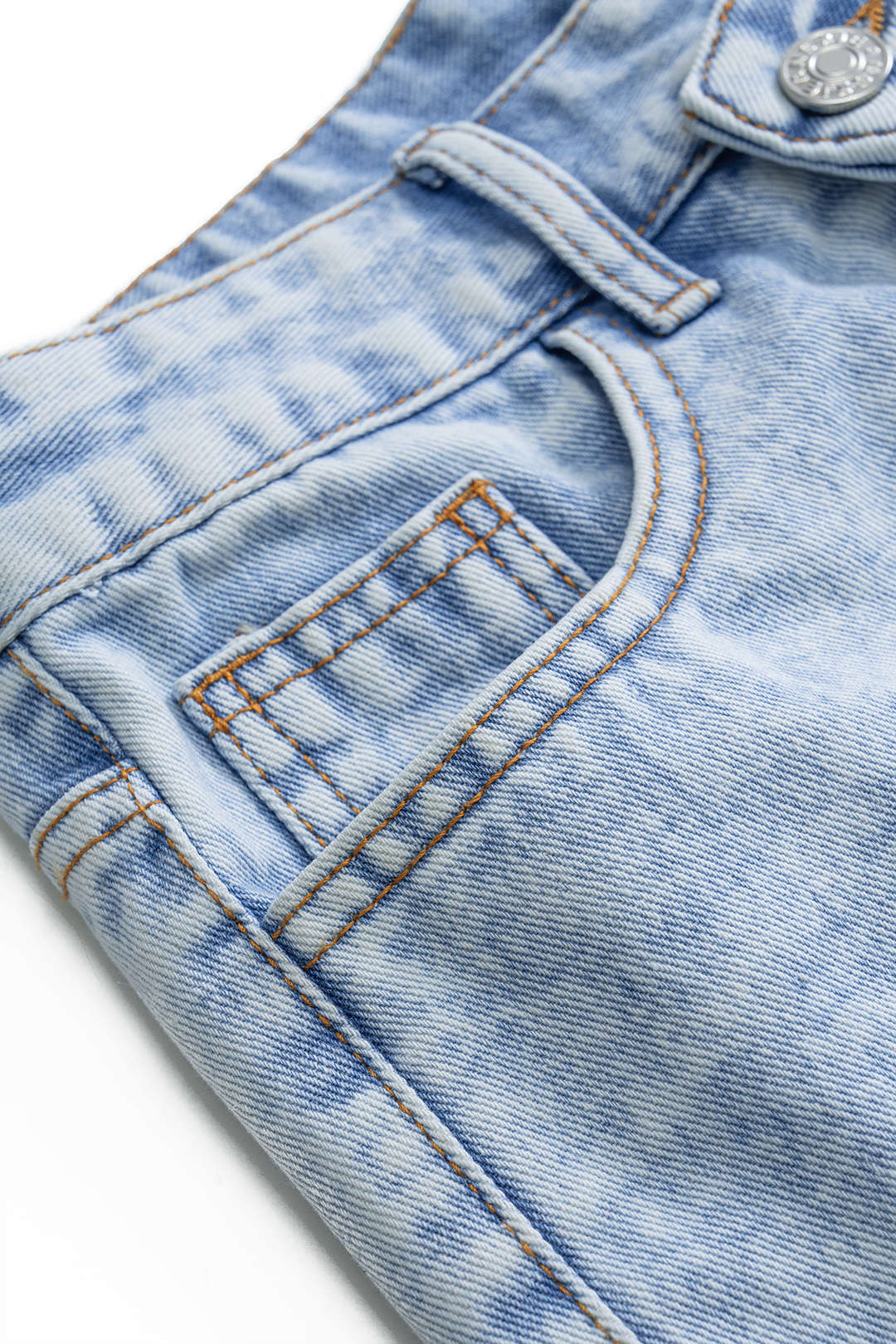 Denim Hoge Taille Gescheurde Shorts