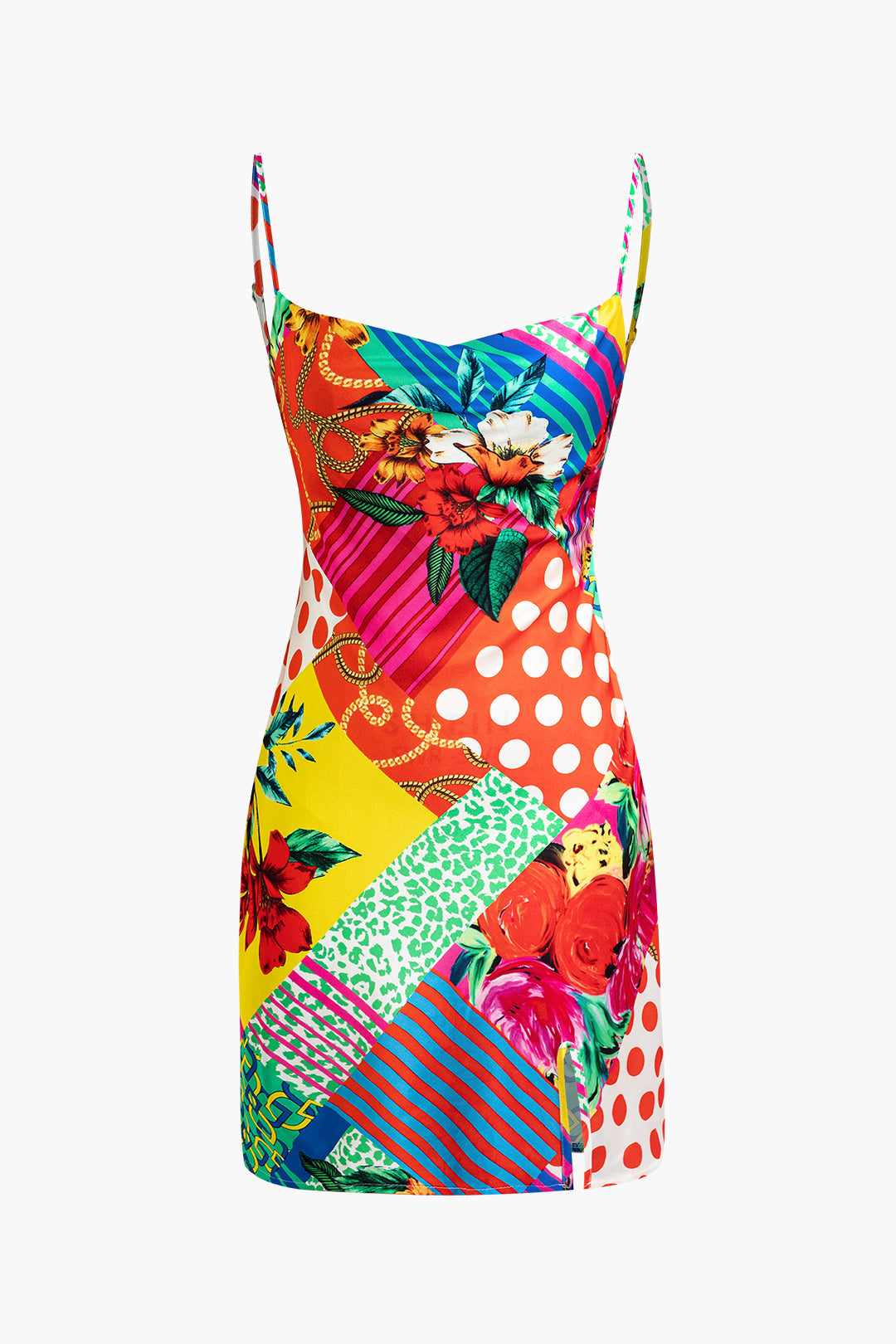 Bloemenprint Slip Mini Jurk