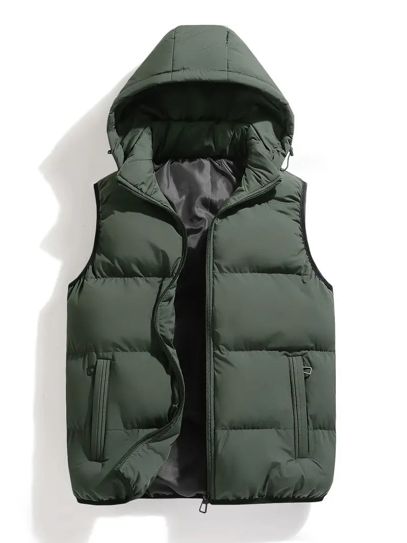 Isaac | Lichte Bodywarmer Heren | Gewatteerd, Comfortabel en Functioneel