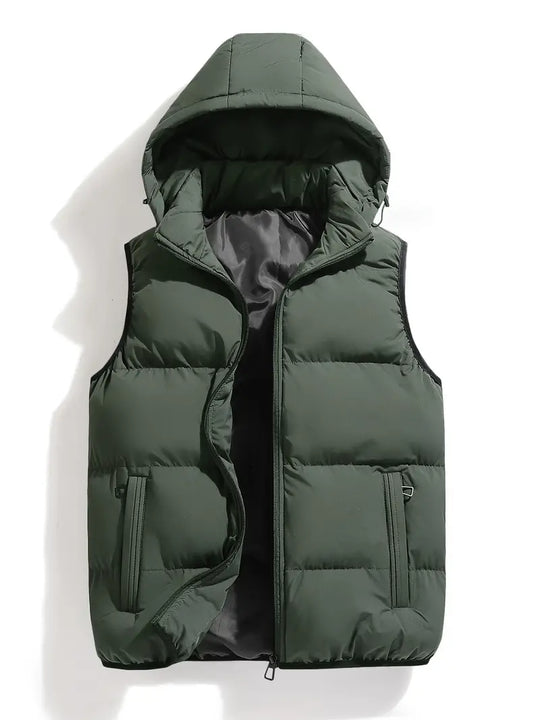 Isaac | Lichte Bodywarmer Heren | Gewatteerd, Comfortabel en Functioneel