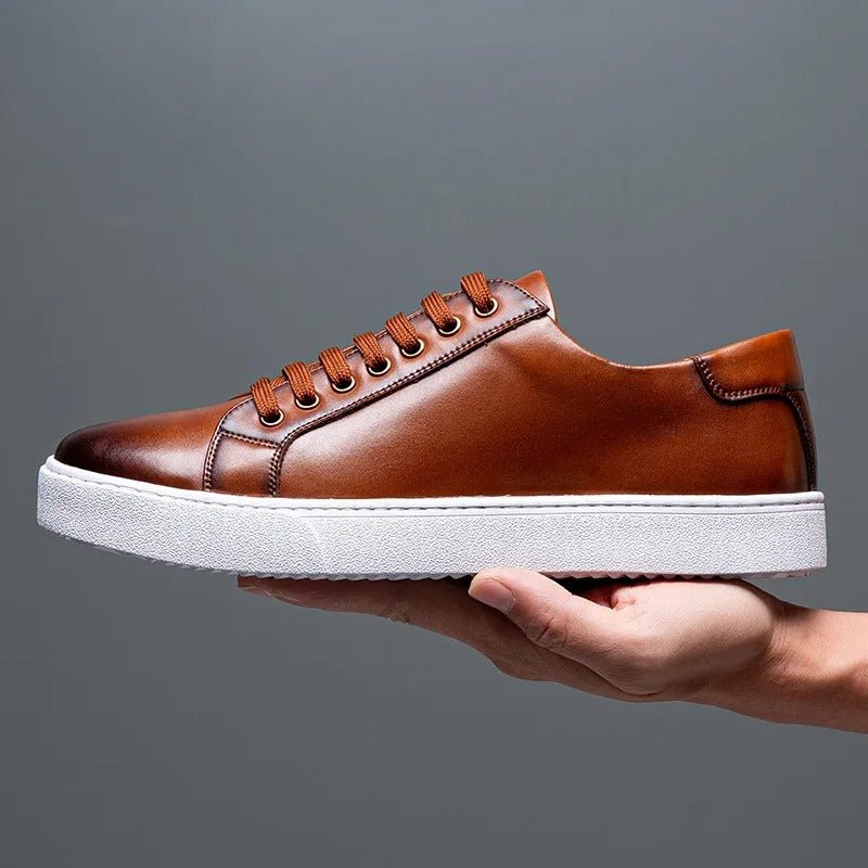 Enzo | Heren Sneaker van Leer