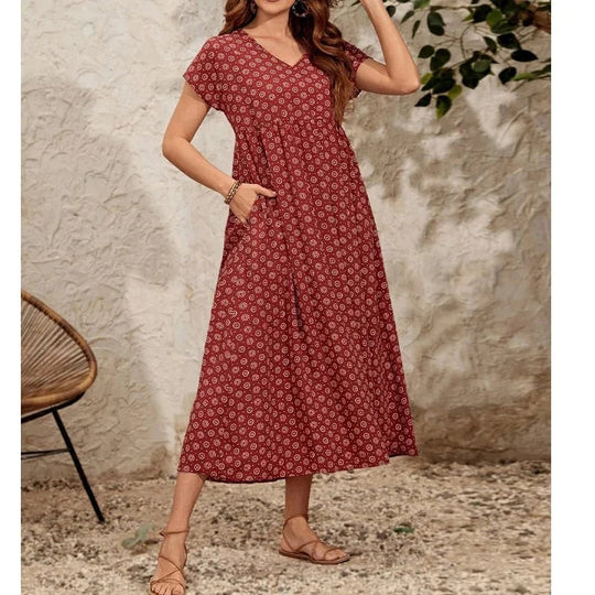 Blythe - Tijdloze Vintage Charme Dames Zomerjurk