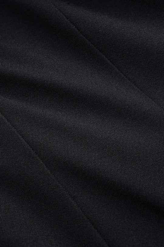Knop V-Hals Pocket Lange Mouw Mini Jurk
