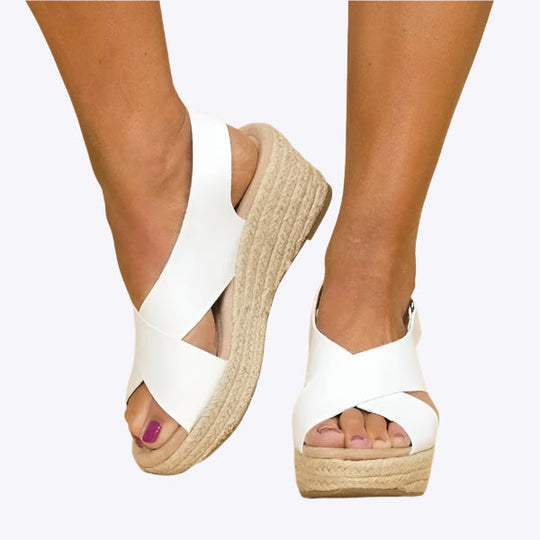 Arabesque - Tijdloze Moeiteloze Elegantie Dames Espadrille Sandalen