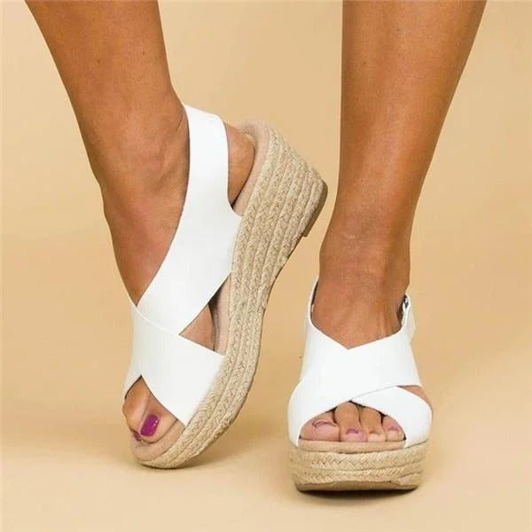 Arabesque - Tijdloze Moeiteloze Elegantie Dames Espadrille Sandalen