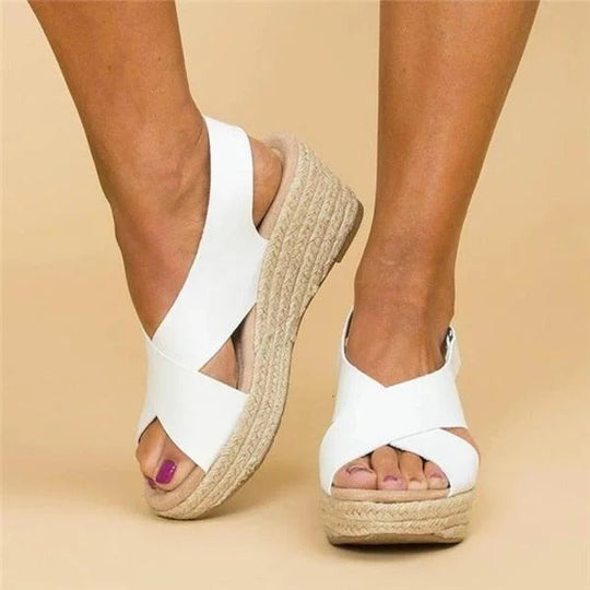 Arabesque - Tijdloze Moeiteloze Elegantie Dames Espadrille Sandalen