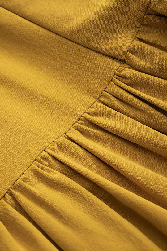 Tank Square Neck Mouwloze Bustier Maxi Jurk