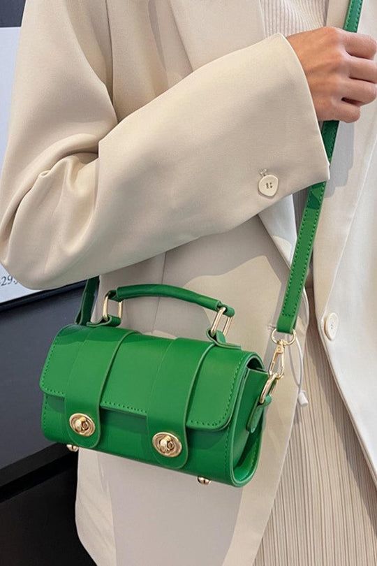 Groene Gouden Mini Crossbody Schoudertas/Handtas