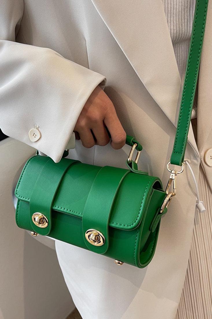 Groene Gouden Mini Crossbody Schoudertas/Handtas