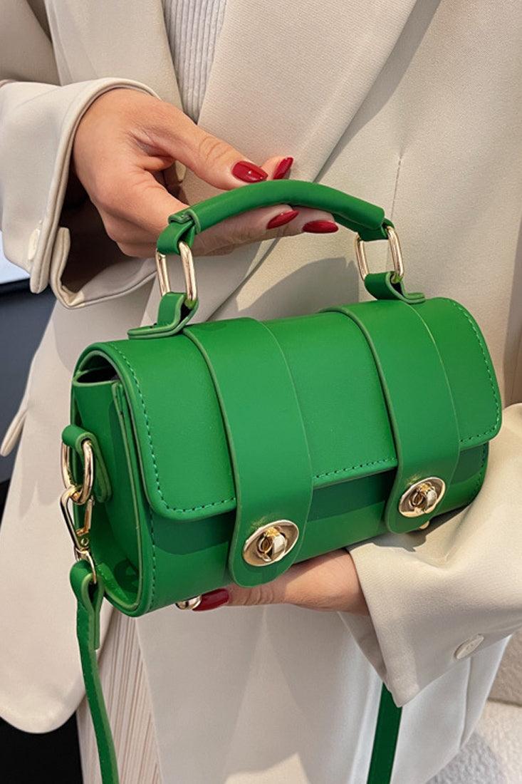 Groene Gouden Mini Crossbody Schoudertas/Handtas