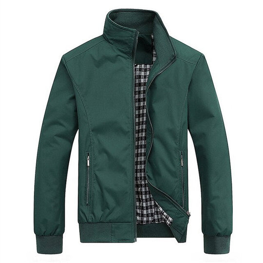 Slim Fit Bomberjack met Klassieke Details voor Mannen | Ideaal voor de Lente en de Herfst