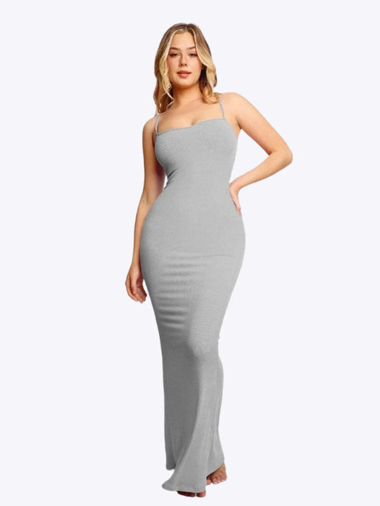 Hadiya - Elegante Lange Shapewear Jurk voor Vrouwen met Volledige Ondersteuning