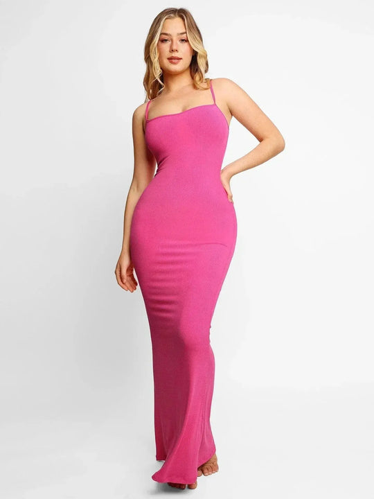 Hadiya - Elegante Lange Shapewear Jurk voor Vrouwen met Volledige Ondersteuning