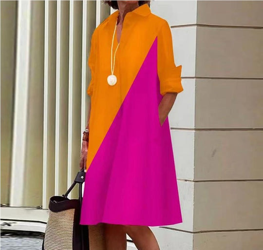 Larsa Maxi Jurk – Tijdloze elegantie met een speelse twist