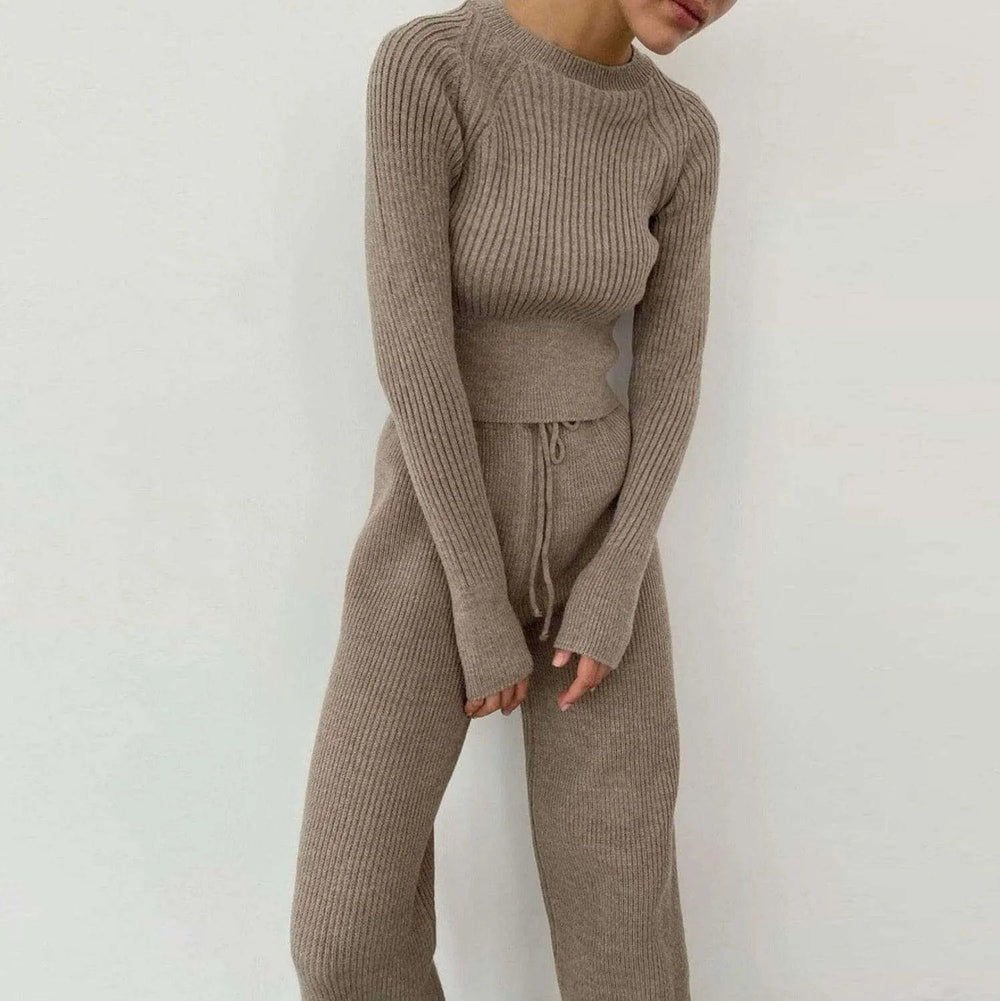 Abigail - Gezellige Comfort & Chic Veelzijdigheid Dames Sweater Set