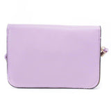 Lavendel Snor Hanger Faux Leren Clutch