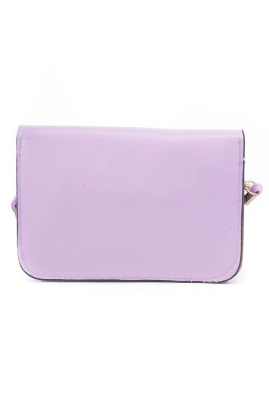 Lavendel Snor Hanger Faux Leren Clutch