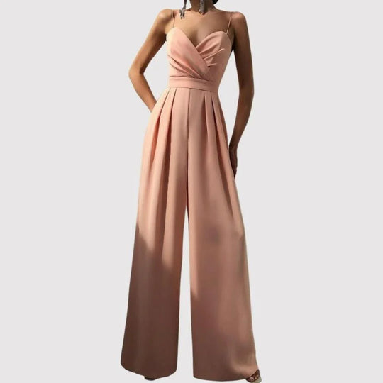 Vrouwen Strappy Elegante Wijde Jumpsuit