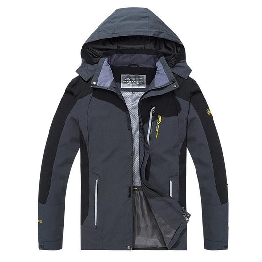 Hiking Jacket met Capuchon en Rits voor Heren | Ideaal voor Buitenactiviteiten