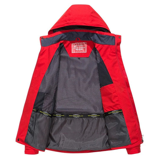 Hiking Jacket met Capuchon en Rits voor Heren | Ideaal voor Buitenactiviteiten