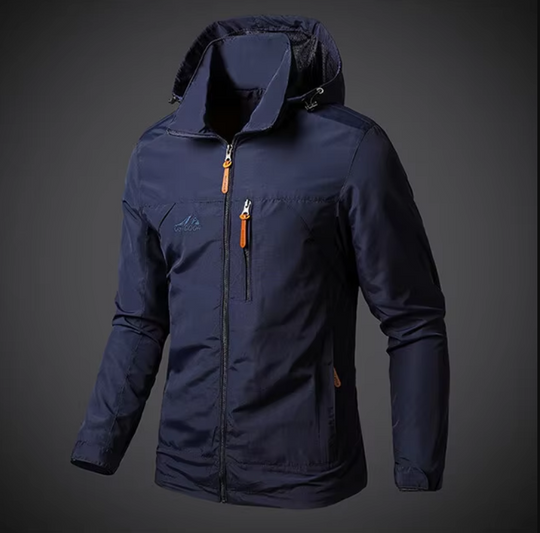 Lichte Jas met Rits en Opstaande Kraag voor Heren | Ideaal voor Lente en Herfst